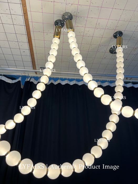 Modern Creative Pearl Necklace Chandelier