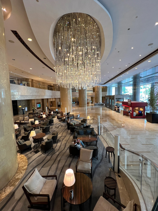 Luxury Grand Waterfall Cascading Strand Glass Chandelier