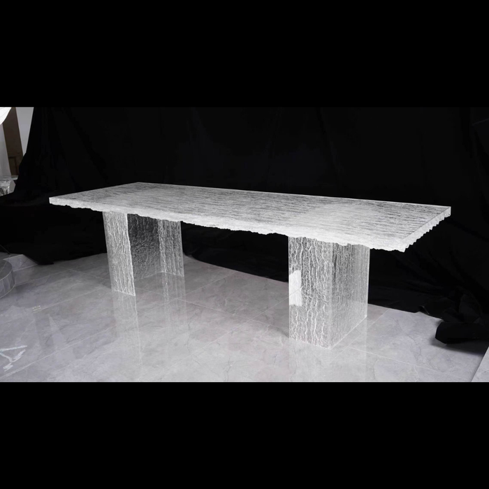 LYFAIRS x GORDON GU Glacier Crystal Dining Table