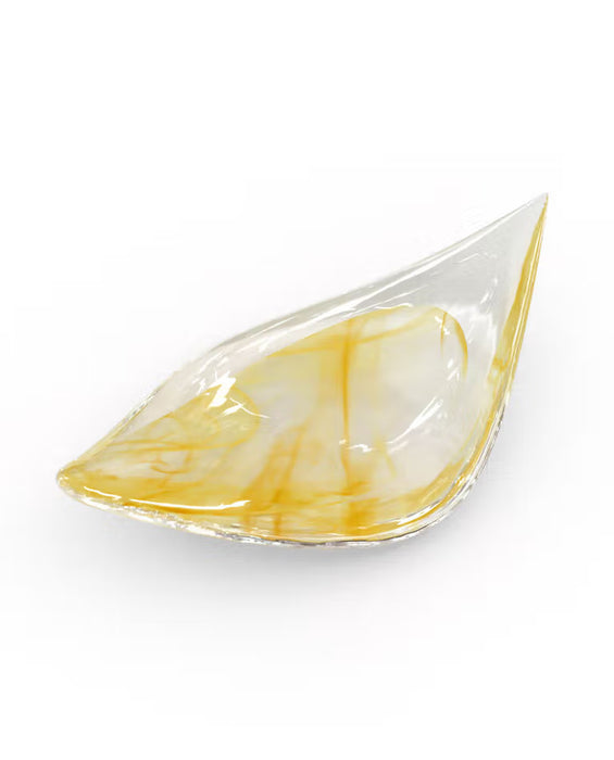 Modern Floating Glass Leaves Chandelier for High Ceiling/Hotel/Restaurant