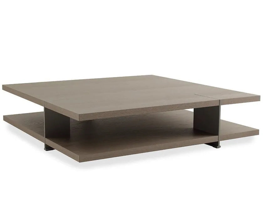 Modern Nordic Wood/Marble Coffee Table
