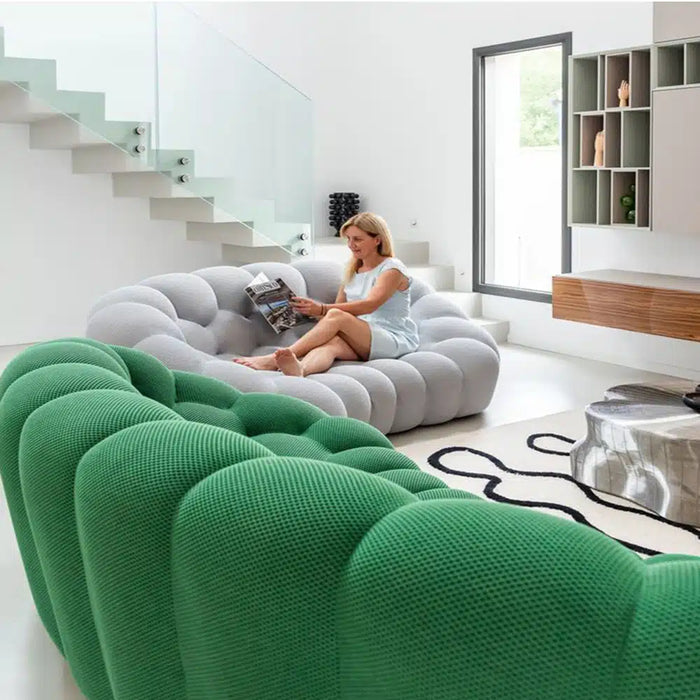 Mezcla de algodón moderno/sofá redondo/rectangé colorido/sofá silla