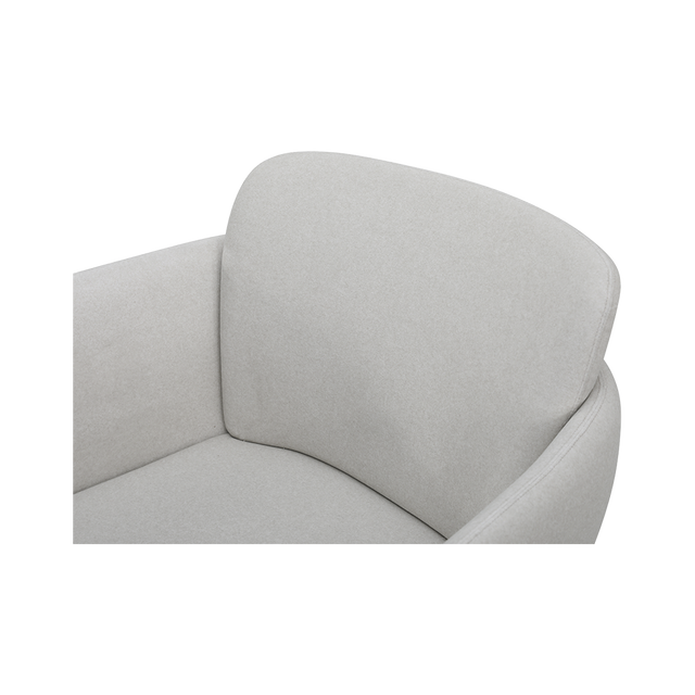 Modern Sculptural Organic Curved Bucket Upholstered Bar Stool