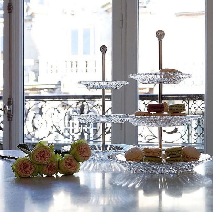 Modern Luxury Crystal 3 Tiers Pastry Stand