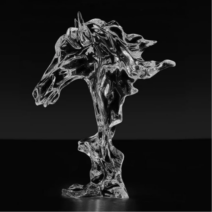 LYFAIRS x GORDON GU Galloping Horse Crystal Sculpture