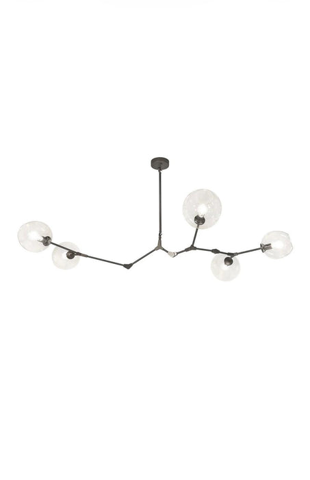Modern Molecular Branching Bubble Glass Chandelier
