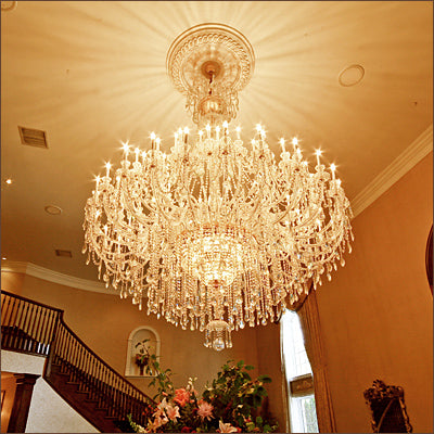 Extra Large Classic Traditional Crystal Chandelier 60/72/90 Lights for Hotel, Showroom, Foyer , Wedding Hall,Coffee Shop