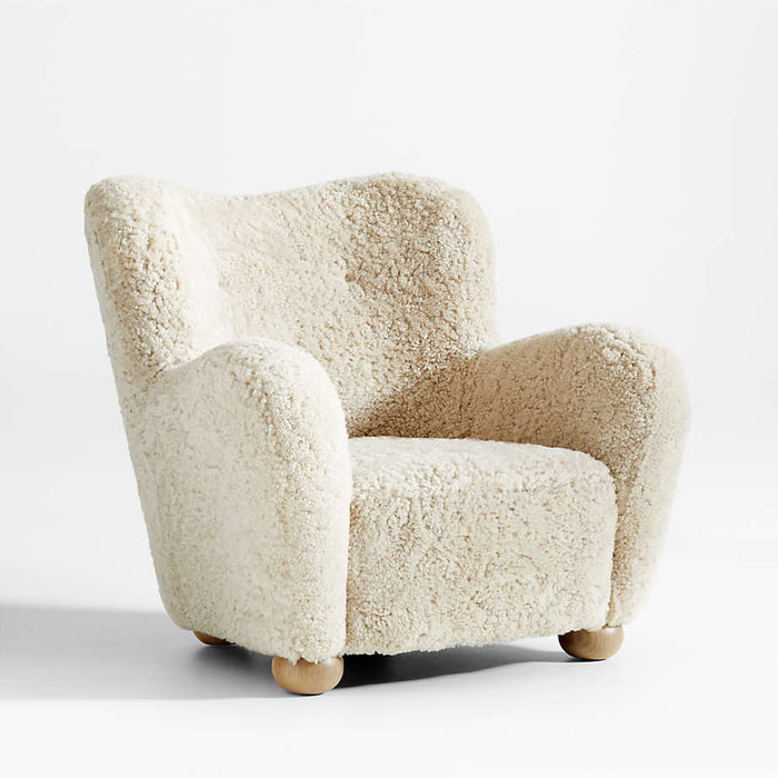 Shearling Accent Sofa Chair