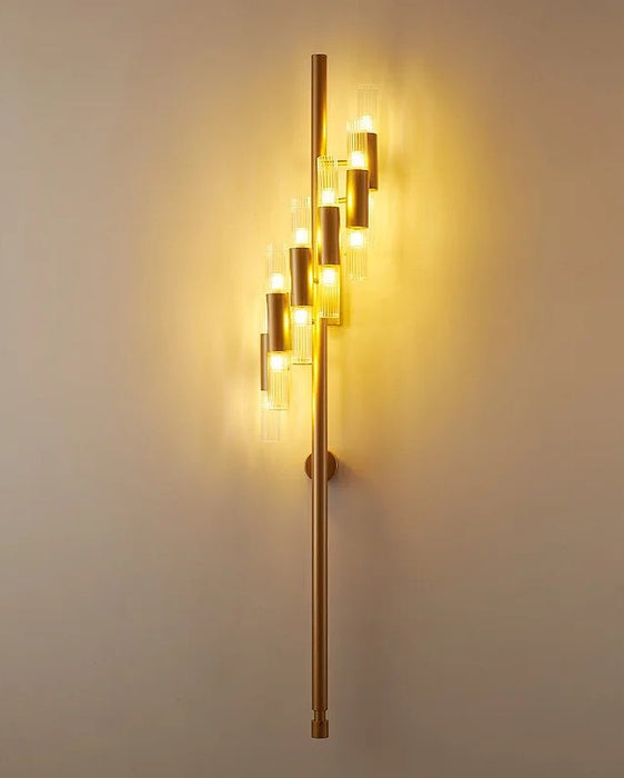 Luxury Contemporary Torch Wall Sconce Light