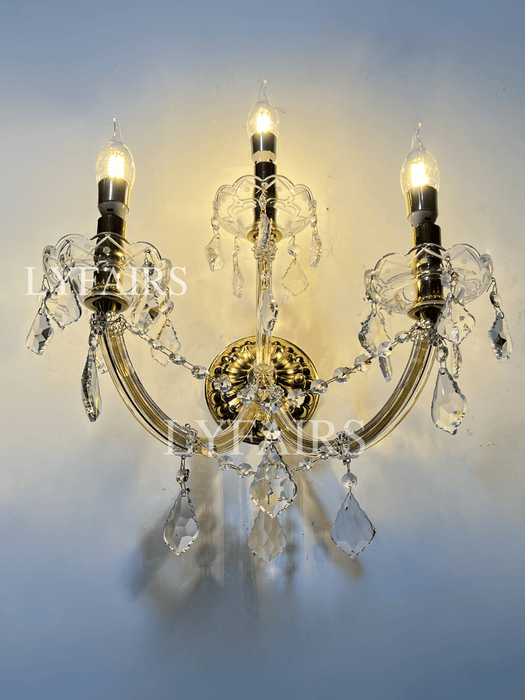 Extra Large Multi-layers Luxury Candle Branch Crystal Chandelier for Living Room/Foyer/Stairs