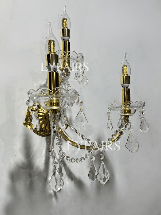 Extra Large Multi-layers Luxury Candle Branch Crystal Chandelier for Living Room/Foyer/Stairs