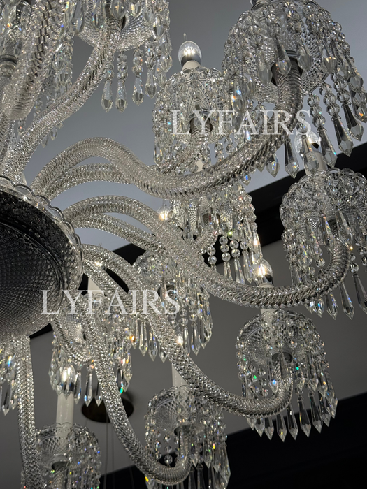 Luxurious Classic Draped Crystal Chandelier