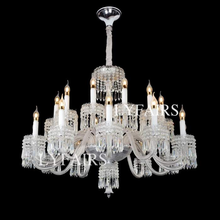 Luxurious Classic Draped Crystal Chandelier