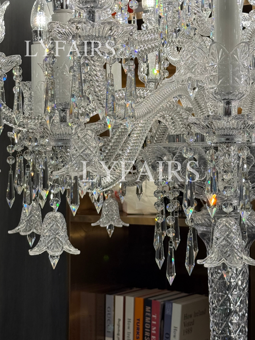 Luxury Candle Light Crystal Floor Lamp