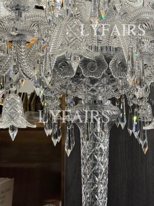 Luxury Candle Light Crystal Floor Lamp