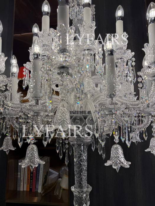 Luxury Candle Light Crystal Floor Lamp