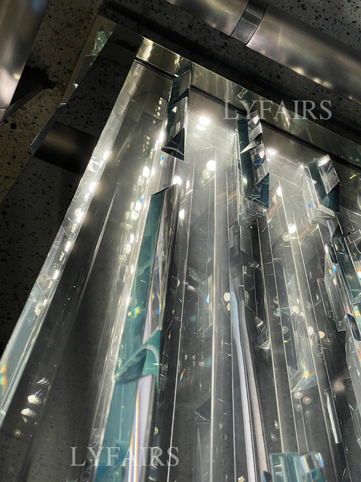 Luxury Crystal Rain Art Partition Wall