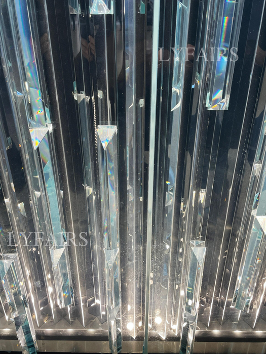 Luxury Crystal Rain Art Partition Wall