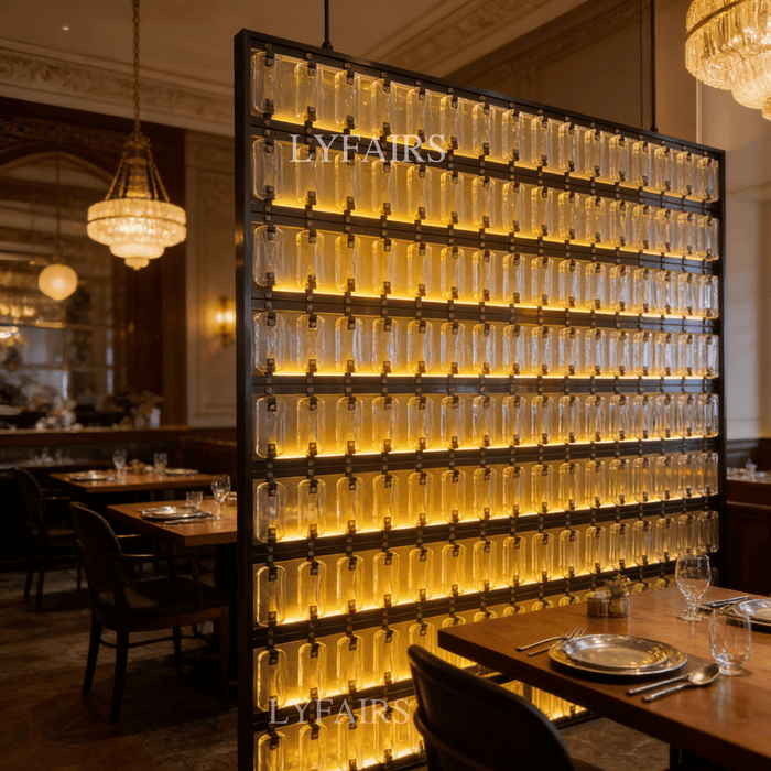 Luxury Modular Glass Panel Partition