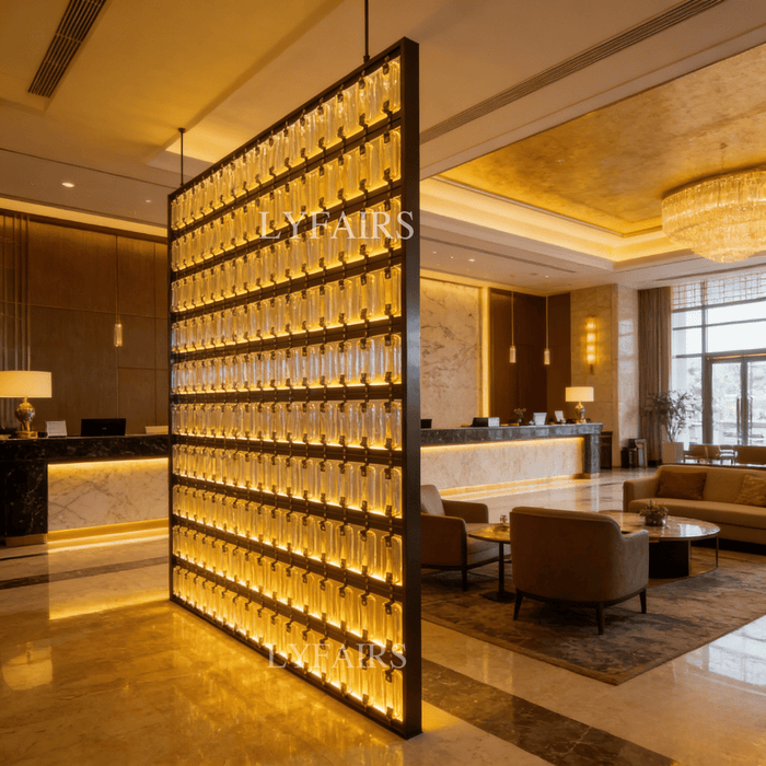 Luxury Modular Glass Panel Partition