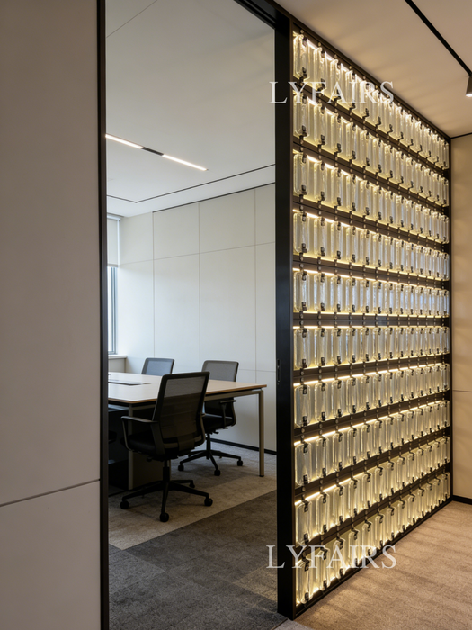 Luxury Modular Glass Panel Partition