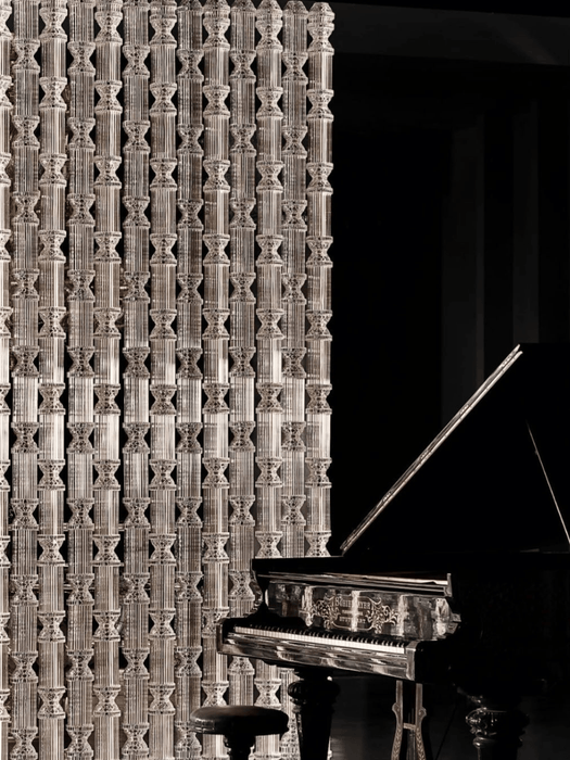 Luxury Textured Acrylic Rod Partition