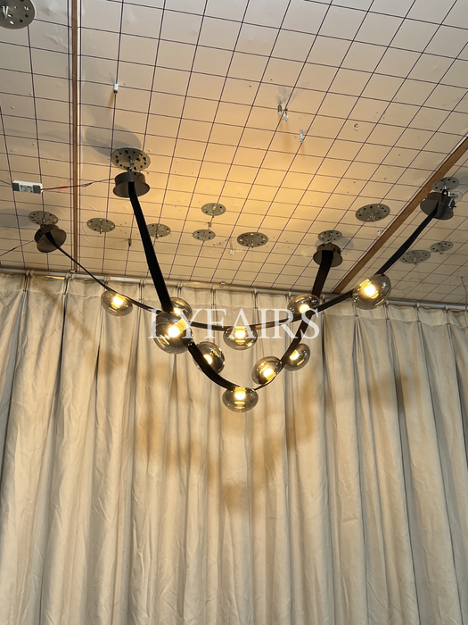 Minimalist Leather Belt Chandelier for Dining/Living Room
