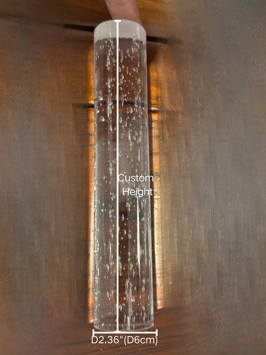 Modern Luxury Crystal Cylinder Partition