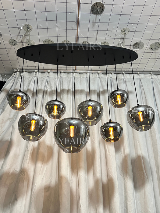 Lampada moderna in vetro, modelli di design, lampadario scandinavo per caffè/sala da pranzo/bar/tavolo