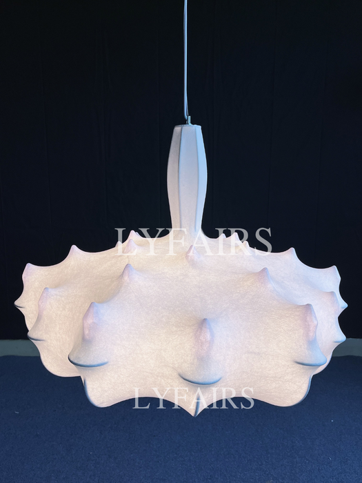 Alien Cloud - French Cream Silk Pendant Chandelier for Living Room/Bedroom