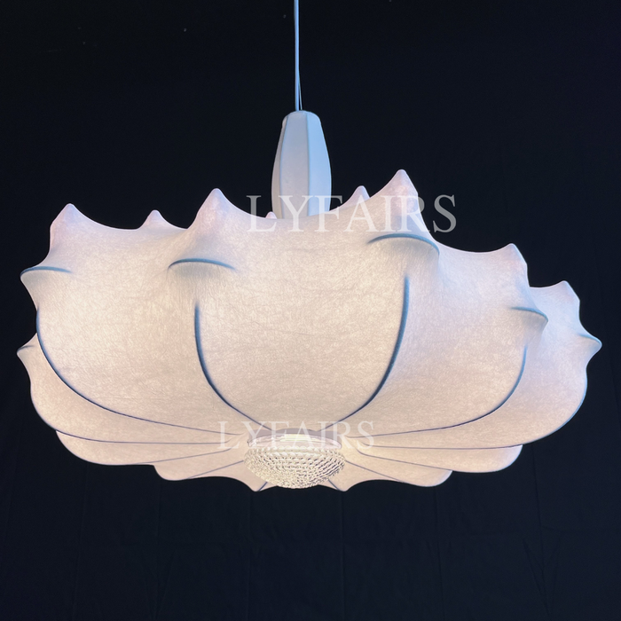 Alien Cloud - French Cream Silk Pendant Chandelier for Living Room/Bedroom