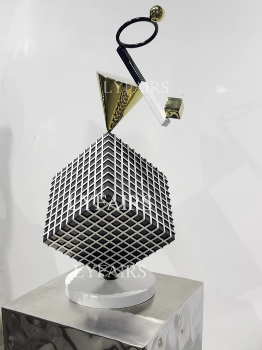 Balancing Geometry Abstract Sculpture