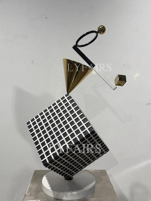 Balancing Geometry Abstract Sculpture