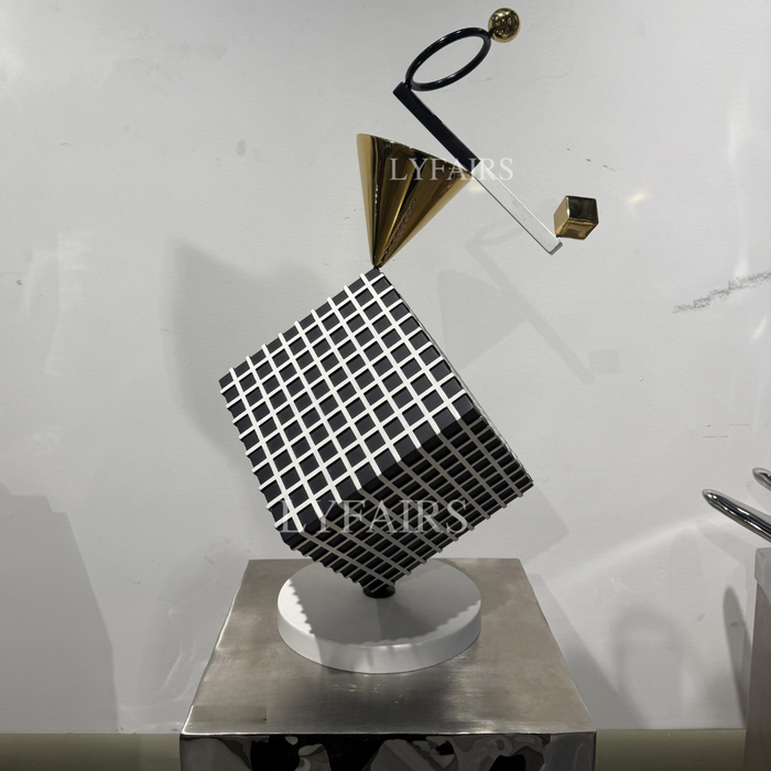 Balancing Geometry Abstract Sculpture