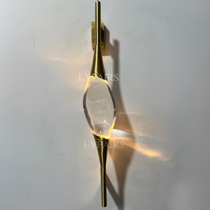Modern Stick Crystal Wall Lamp