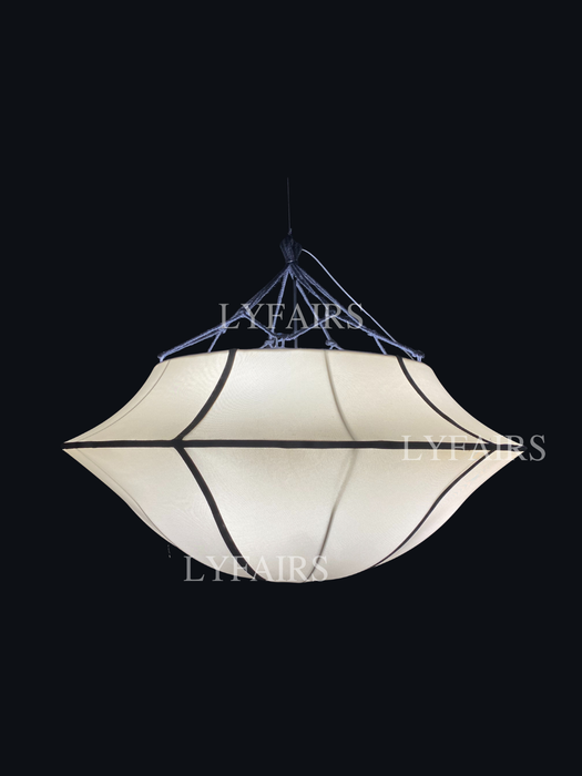 CSA-certified Vintage French Style Cream White Umbrella Chandelier