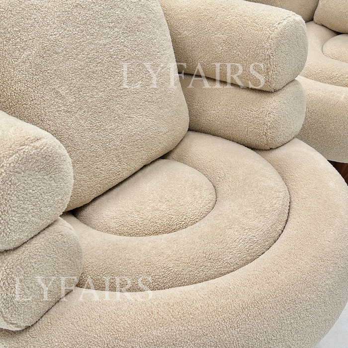 Cozy Stump Bouclé Chair