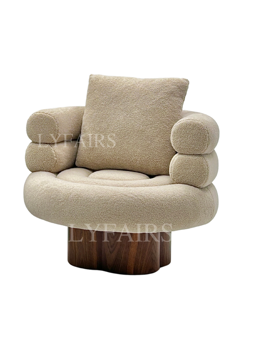 Cozy Stump Bouclé Chair