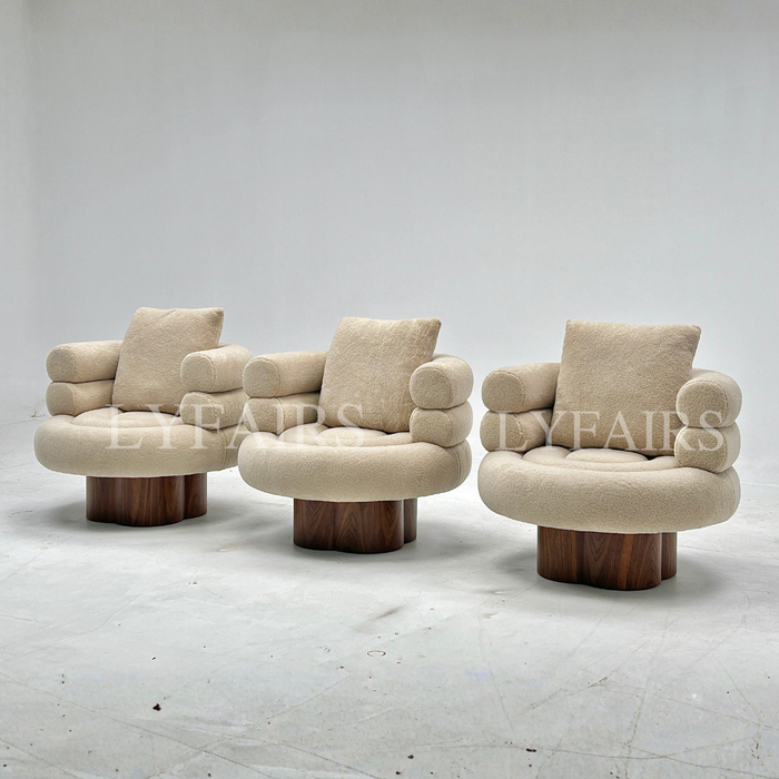 Cozy Stump Bouclé Chair