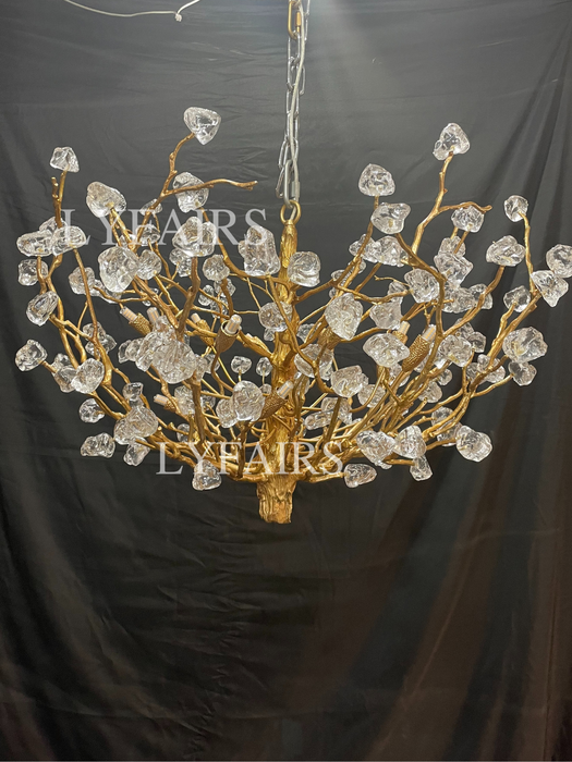 Creative Design Gemstone Branch Chandelier for Living Room/Bedroom
