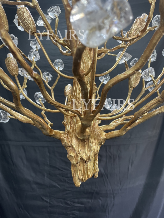 Creative Design Gemstone Branch Chandelier for Living Room/Bedroom