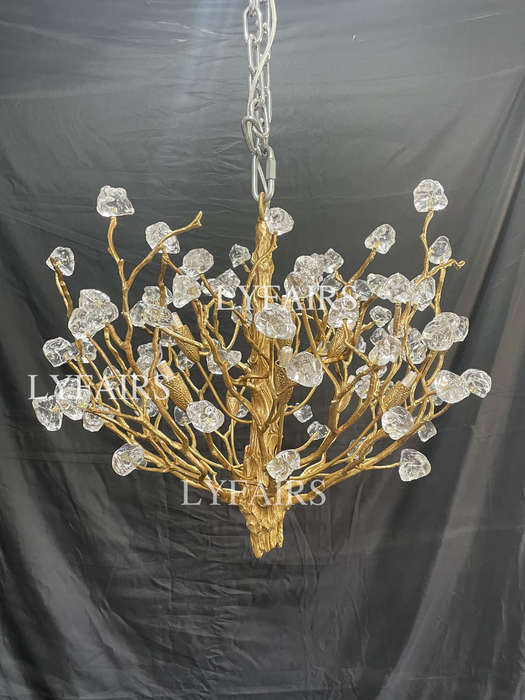 Creative Design Gemstone Branch Chandelier for Living Room/Bedroom