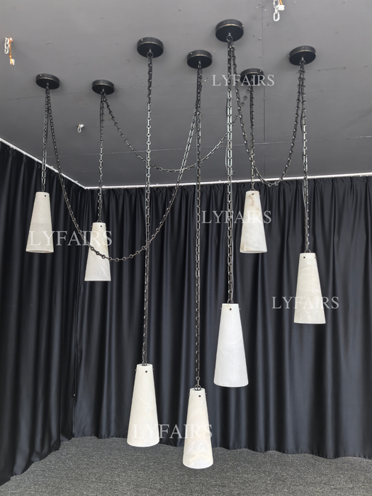 Customized Alabaster Cluster Chandelier for Living/Dining Room/Restaurant/Hotel