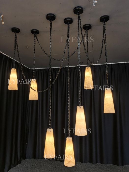 Customized Alabaster Cluster Chandelier for Living/Dining Room/Restaurant/Hotel