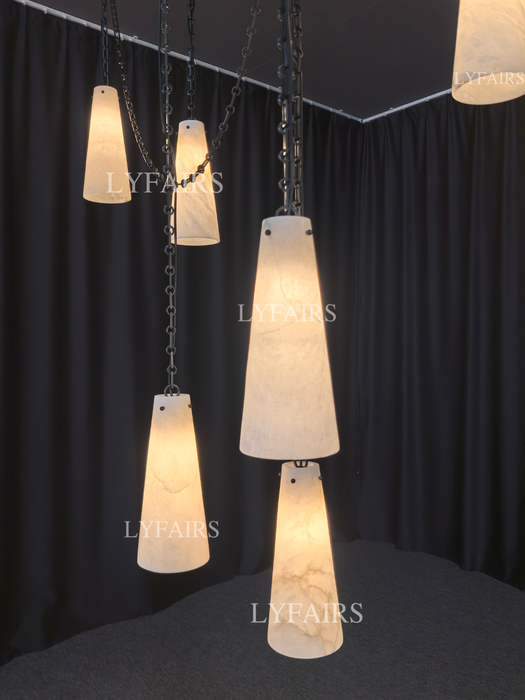 Customized Alabaster Cluster Chandelier for Living/Dining Room/Restaurant/Hotel