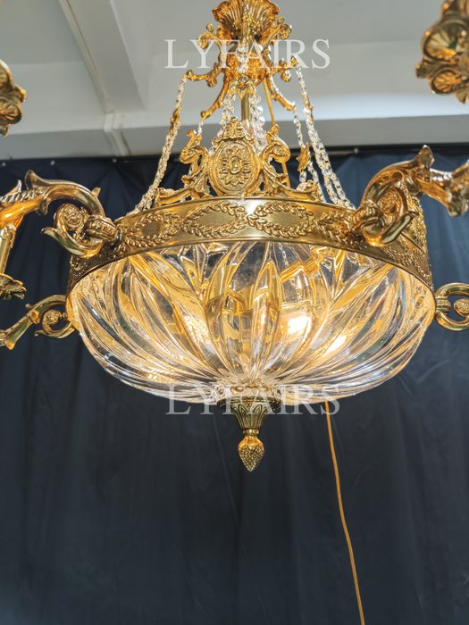 European Style Luxury Crystal Pendant Candle Chandelier for Living Room/Foyer/Entrys/Hallway