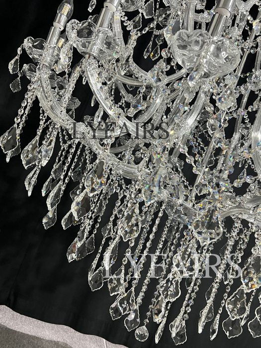Extra Large Multi-tiered Candle Light  Crystal Chandelier for Hotel/Restaurant