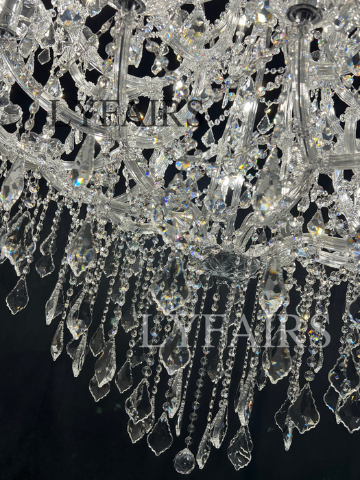 Extra Large Multi-tiered Candle Light  Crystal Chandelier for Hotel/Restaurant