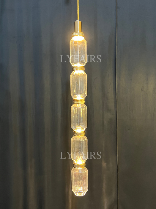 Irregular Art Glass Pendant Lamp