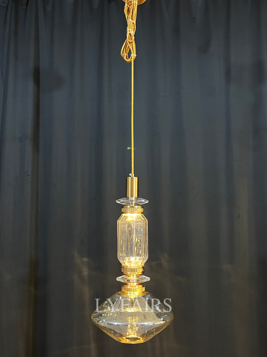 Irregular Art Glass Pendant Lamp